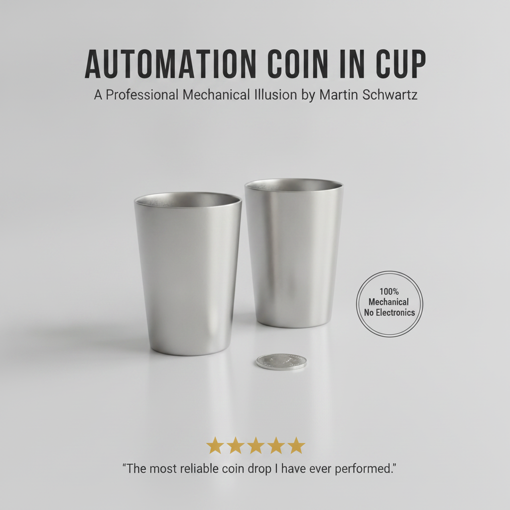 Automation Coin in Cup by Martin Schwartz
